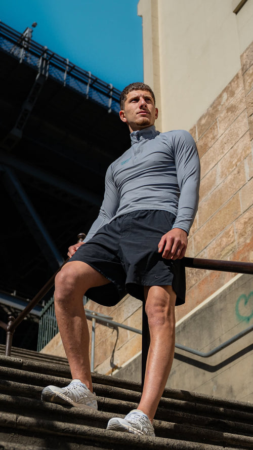 TBT Quarter Zip - Grey