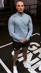 TBT Quarter Zip - Grey