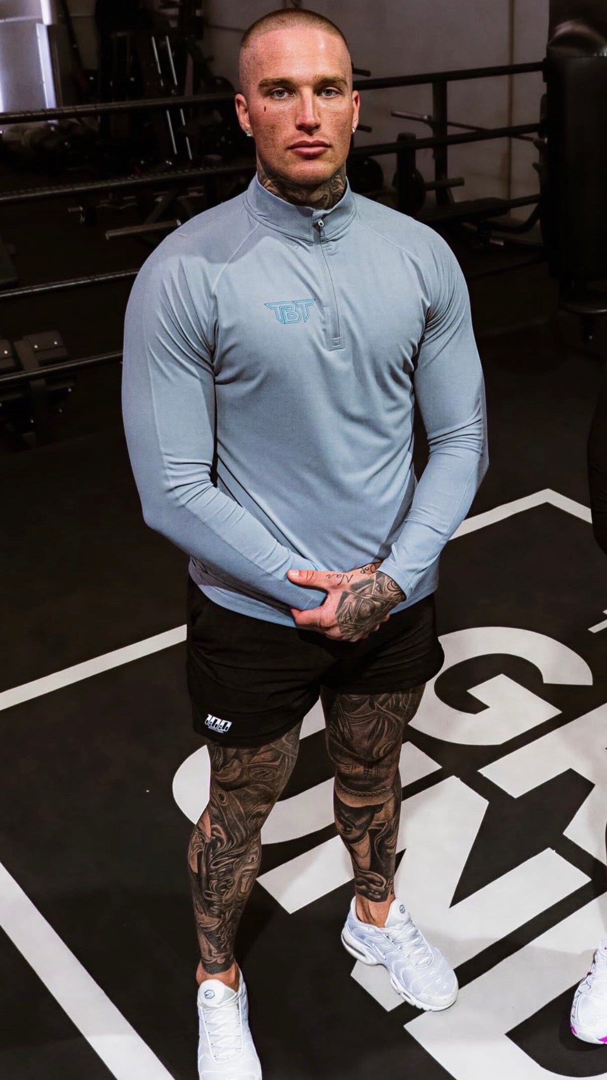 TBT Quarter Zip - Grey